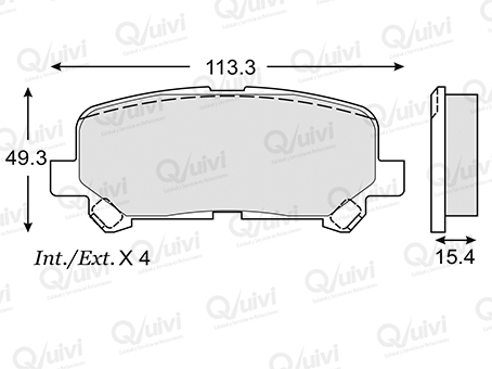 BALATA CERAMICA ACURA MDX ZDX HONDA PILOT ODYSSEY TOYOTA HIACE